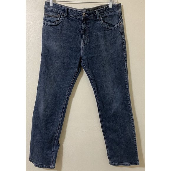 Prana Other - PrAna Men's Size 38 Blue Denim Casual Hiking Jeans 38" x 31" Born In Experience